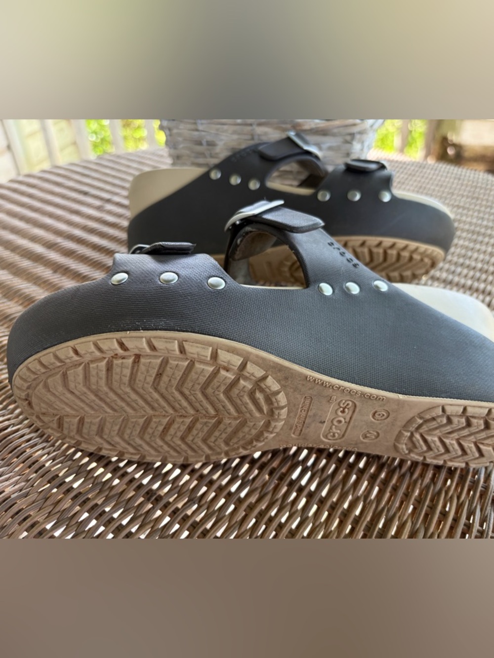 Wedge Sandal Slide with Buckles - Picture 5 of 7